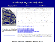 Tablet Screenshot of brighamtrust.org